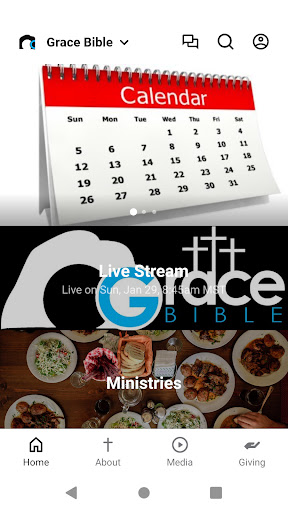 Android application Grace Bible Church Miles City screenshort