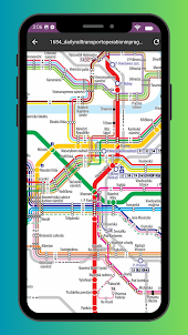 Карта метро и метро Праги