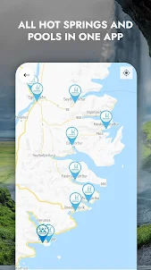 Iceland Hot Springs Map
