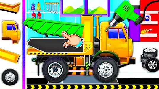 建設トラックを組み立てる：ビークルビルダーゲーム