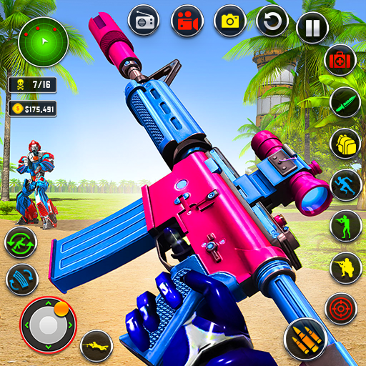 App Real Fps Robot Shooting Games Android game 2022 