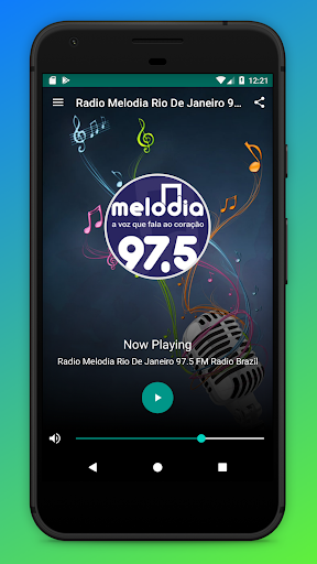 Android application Radio Melodia Rio De Janeiro screenshort