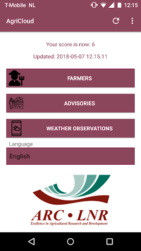 Android application AgriCloud screenshort