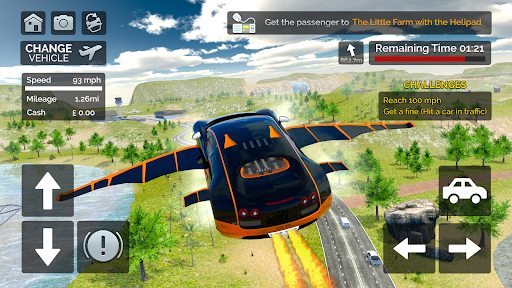 Flying Car Transport Simulator screenshot 5