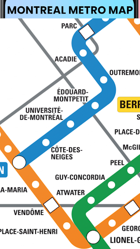 MontrealMetroMap Screen 3