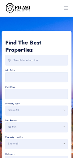 Android application Pelayo Real Estate screenshort