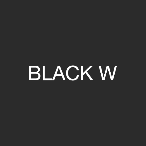 컬러풀톡 - 블랙 W (카카오톡 테마) logo
