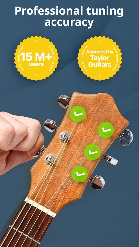 ギター チューナー : ベース、ウクレレ、エレキギターのおすすめ画像1
