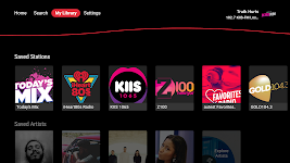 screenshot of iHeartRadio for Google TV