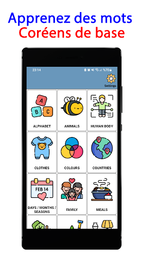 Aperçu de l'application