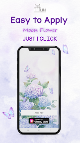 Moon Flower - KakaoTalk Theme screenshot