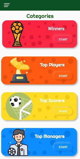 Android application The Foot World Cup screenshort