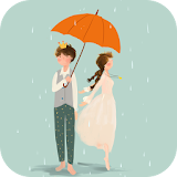 Rainy Romance Live Wallpaper icon
