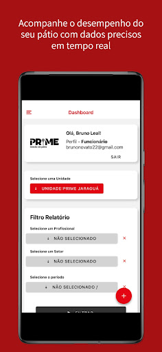 Prime - Gestão de pátio Screen 2
