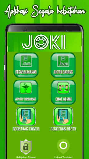 Android application Joki - Delivery Online screenshort