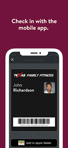 Screenshot of TX Family Fitness