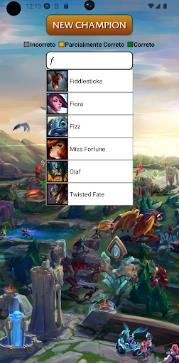 Guess the League Champion Screen 2