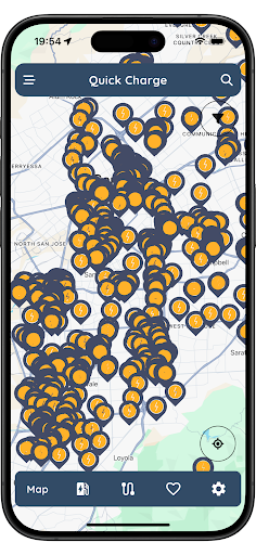 QuickCharge EV Charging Map