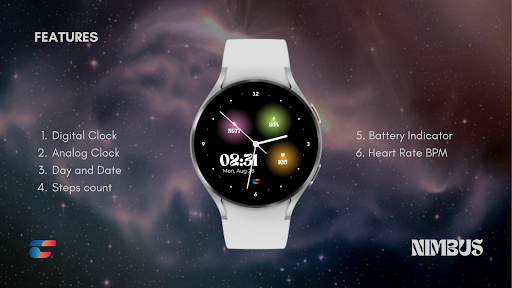 Nimbus: Minimal Galaxy Face Screen 2