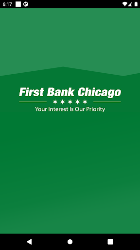 Android application First Bank Chicago Personal screenshort
