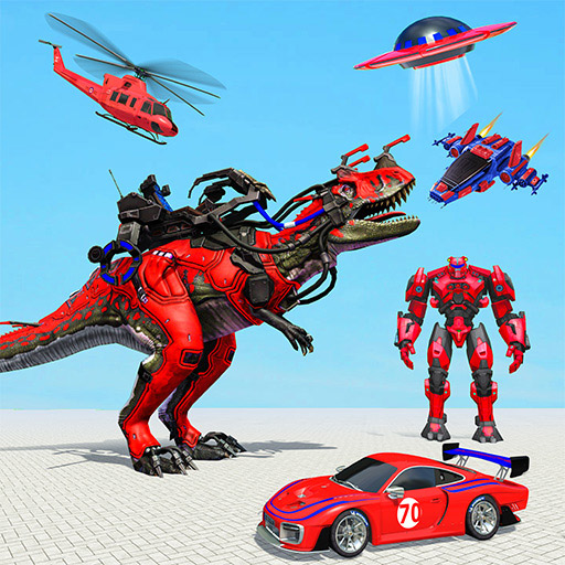 Dino Robot: Car Transform Game