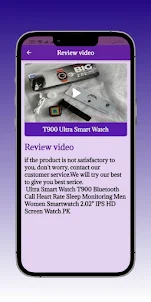 T900 Ultra Smart Watch hint