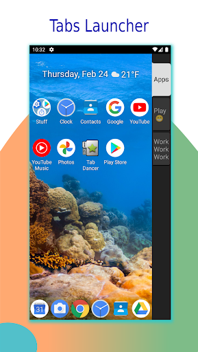 Android application Tabs Launcher screenshort
