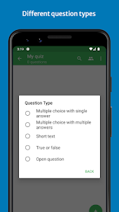 Quizzer+ (create tests)