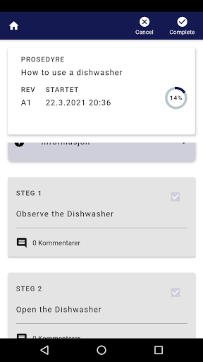 ADOS Verify Screen 2