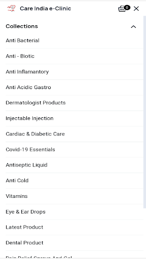 Care India e-Clinic Screen 3
