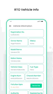 RTO Vehicle Information Vahan