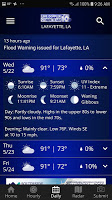 screenshot of KLFY Weather - Weather and Rad
