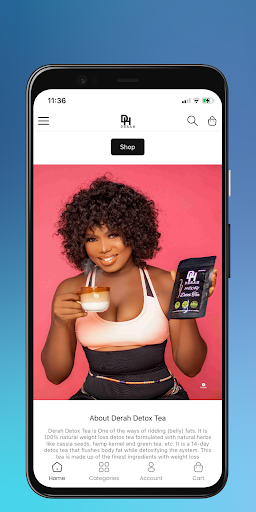 Android application DERAH screenshort