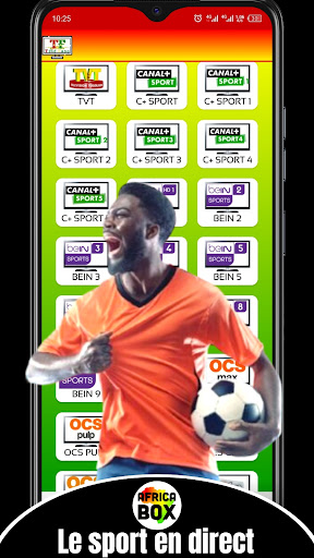 Android application AFRICA BOX TV screenshort