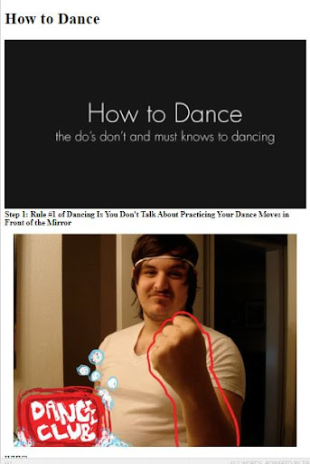 How to Dance Screen 3