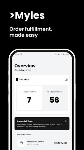 Android application Myles Pudo screenshort