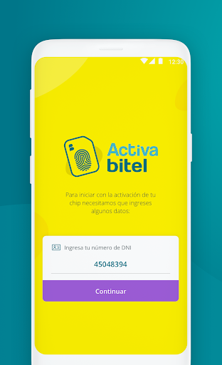 Android application Activa Bitel screenshort