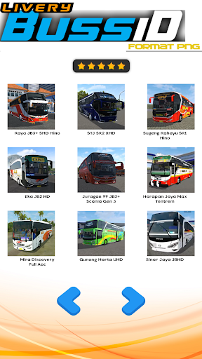 Livery Bussid Format PNG Screen 3
