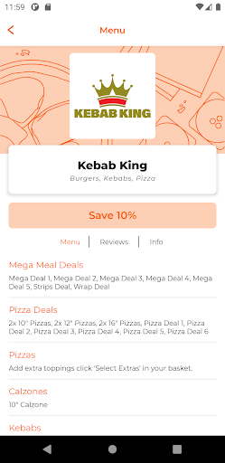 Kebab King CF5 Screen 2
