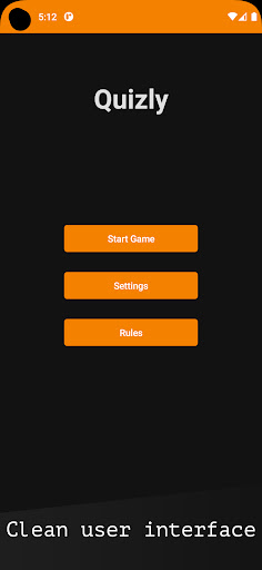 Android application Quizly screenshort