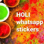 Cover Image of Download Holi stickers for whatsapp  APK