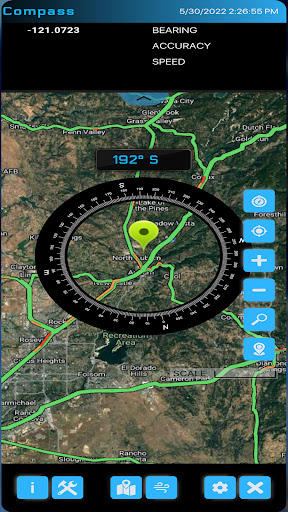 Android application xCompass screenshort