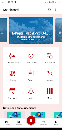 Jupiter English School Screen 2