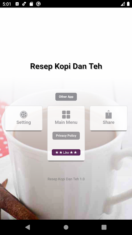 Resep Kopi dan Teh Nikmat - 10.0 - (Android)