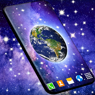 Earth in Space Live Wallpaper apk