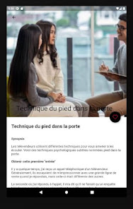 Captura de Pantalla 10 Psychologie de la persuasion android