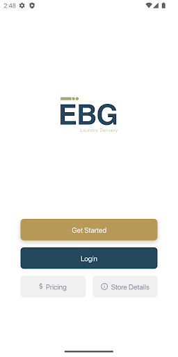 Android application EBG Laundry Delivery screenshort