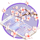 Pink Dream Flower Keyboard Theme icon