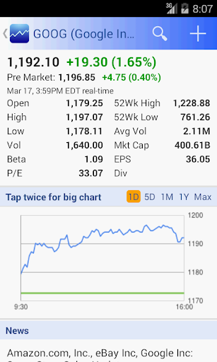 Smart Stock - Stocks Quotes Screen 3