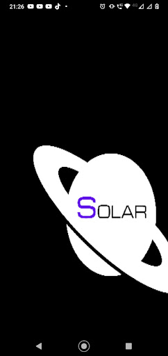 Android application Solar planetas screenshort